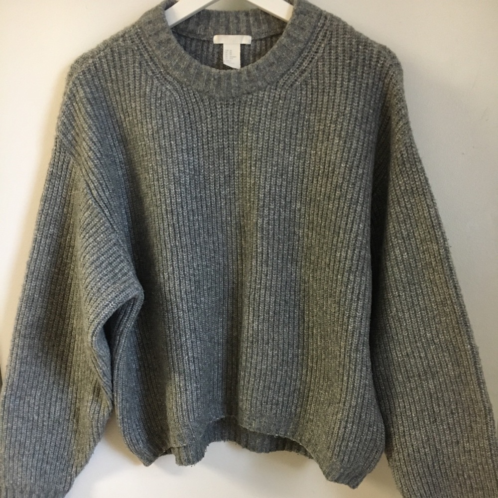 COPY - Knit Sweater XS Gray